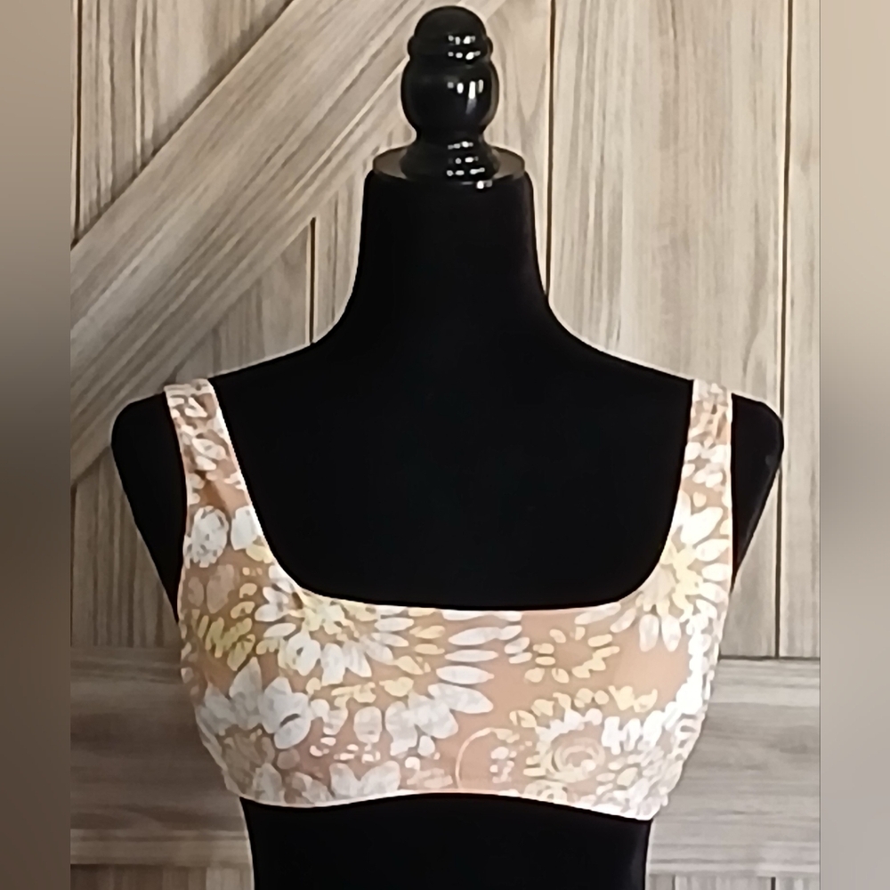 Aerie Tan/Cream 2 Piece Women's Bikini (Size L & M)